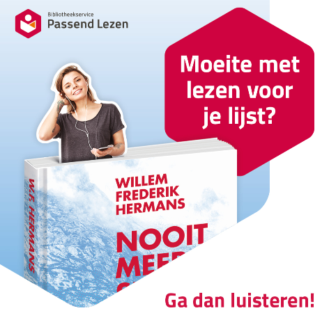 Moeite met lezen voor je lijst? Ga dan luisteren! Moeite met lezen voor je lijst? Ga dan luisteren!