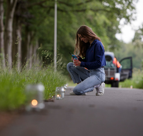 Jasmien verlicht deelnemers Roparun